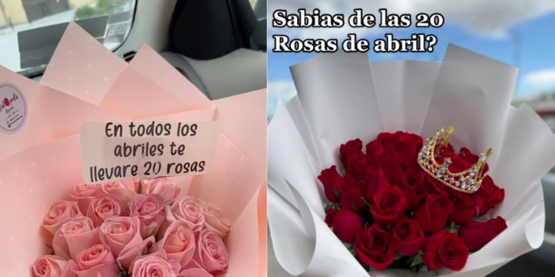 Las 20 rosas de abril