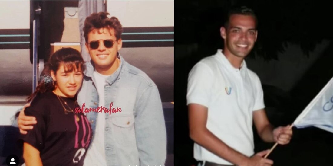 Si bien el parecido es innegable, parece que no hay una relación entre el artista y el joven.