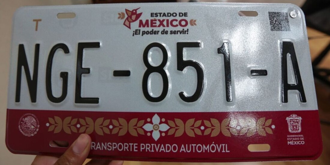 Atención por si es que te toca reemplacamiento en Edomex próximamente.