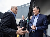 Ronald Johnson, embajador de Estados Unidos en México junto a Mauricio Kuri, gobernador de Querétaro