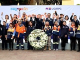 Alcalde Giovani Gutiérrez Aguilar encabeza ceremonia de conmemoración de víctima de los sismos de 1985 y 2017.