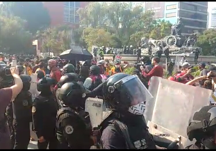 Video de las protestas.