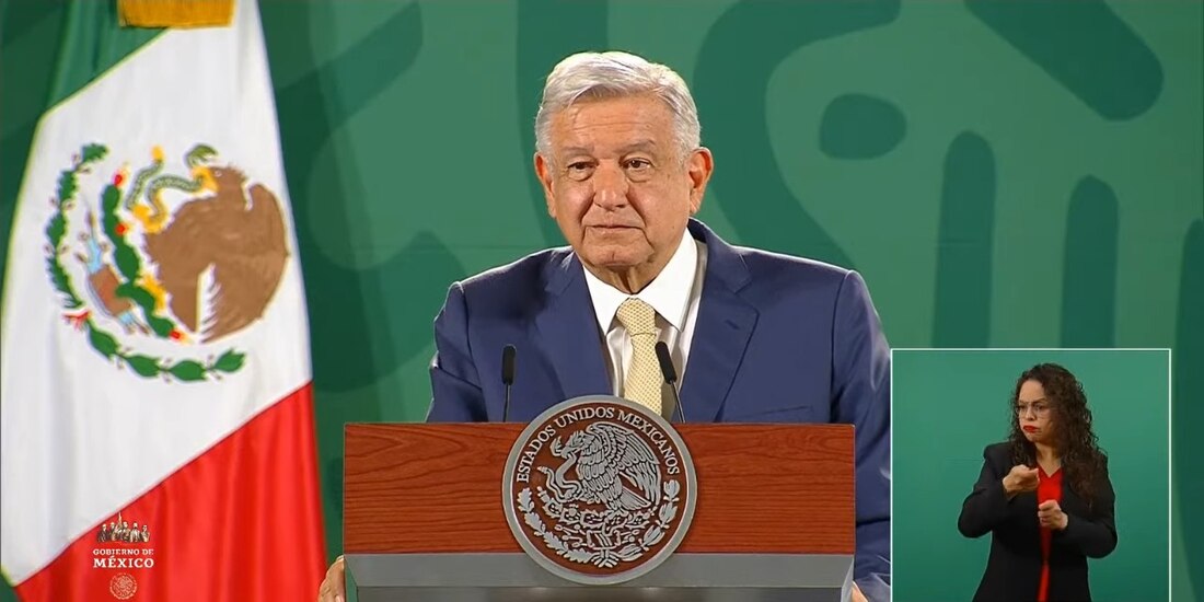 AMLO en su conferencia de este martes 11 de mayo.