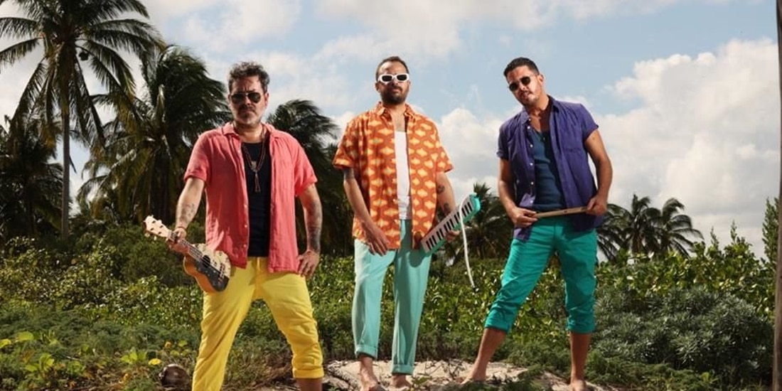 Los integrantes de Liquits, en una sesión de fotos