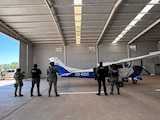 Acción de las fuerzas de seguridad.