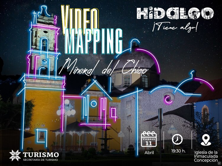 Videomapping arrancó el pasado 11 de abril en Mineral del Chico.