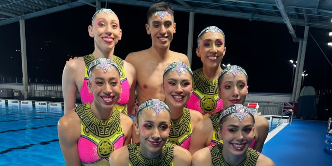Equipo de natación artística se llevó el quinto lugar en el Campeonato Mundial de Deportes Acuáticos Singapur 2025.