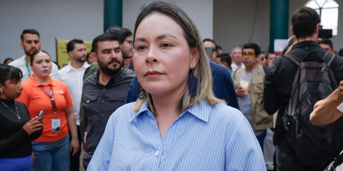 La gobernadora interina de Sinaloa, Yeraldine Bonilla Valverde, el 19 de mayo de 2026.