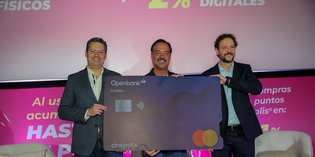 Cinépolis y Openbank lanzan tarjeta de crédito respaldada por Masterard.