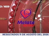 Resultados del Melate Retro en su sorteo 1659, celebrado este 11 de agosto del 2026.