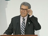 Ricardo Monreal, durante conferencia de prensa