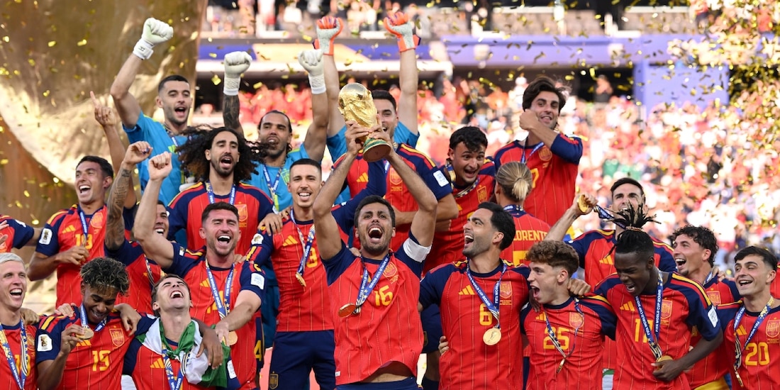 España celebra el título de la Copa del Mundo 2026