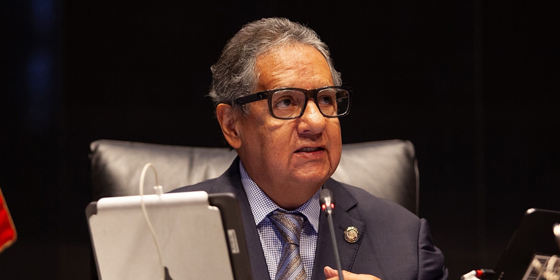 Higinio Martínez fue electo presidente del Senado el 31 de agosto.