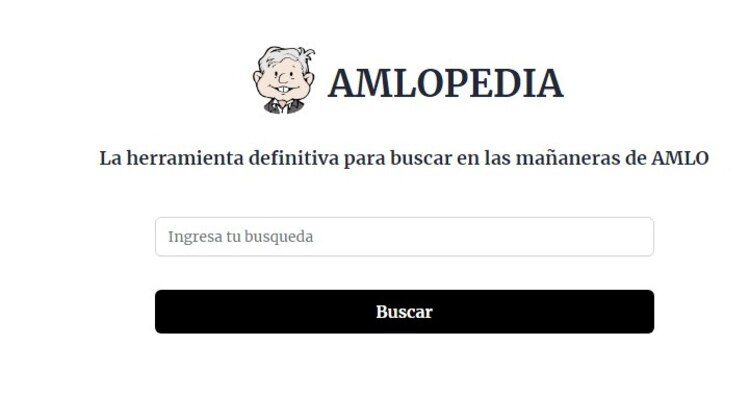 La AMLOPEDIA es un buscador que usa Inteligencia Artificial.