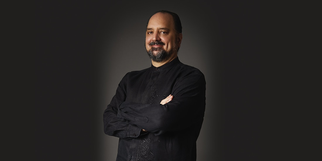 Enrico Chapela, en una sesión de fotos.