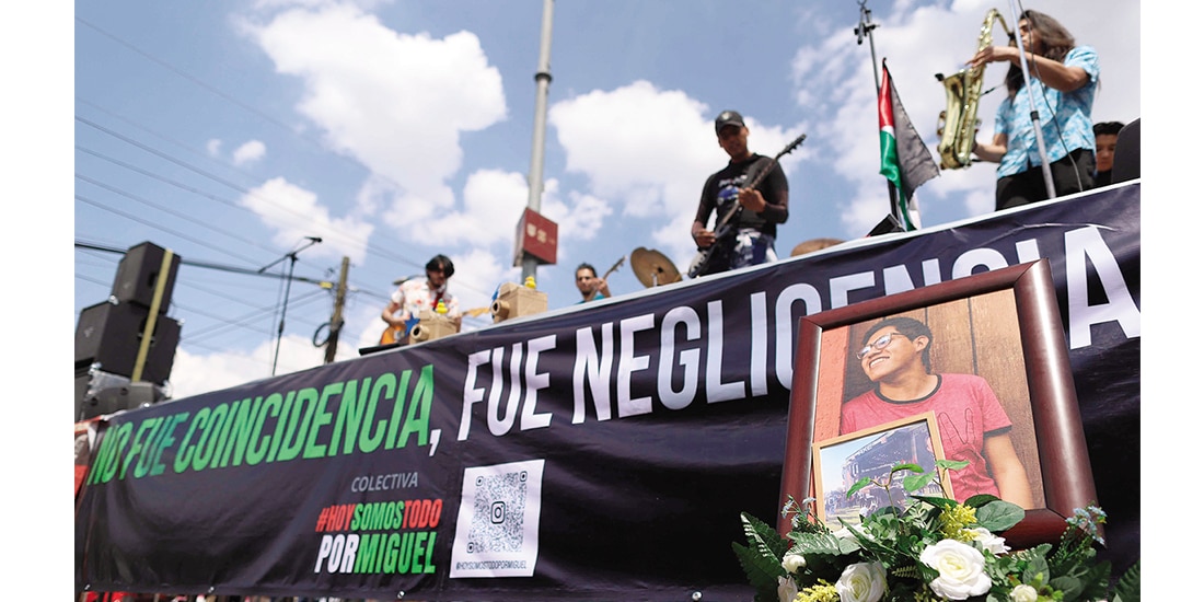 MANIFESTACIÓN para exigir justicia, ayer.