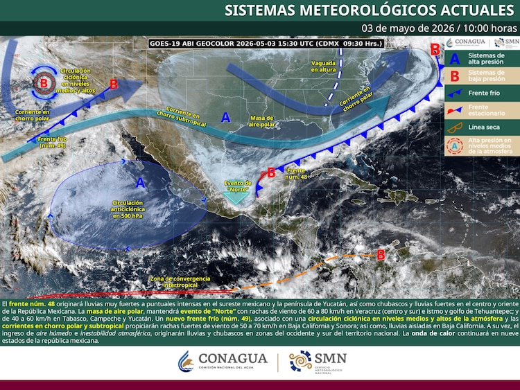 Sistemas Meteorológicos 3 de mayo