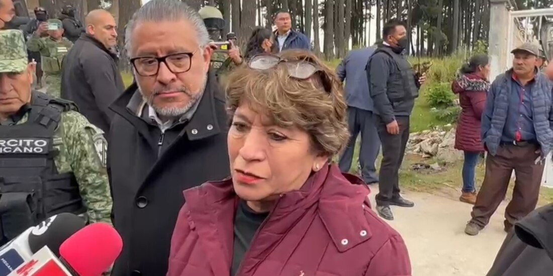 Delfina Gómez, en mensaje a medios.