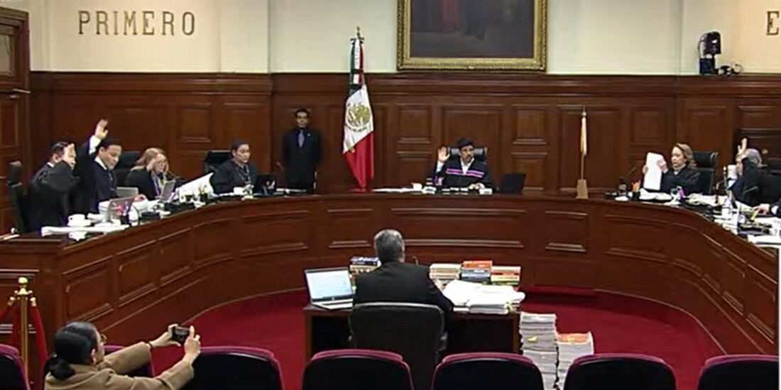 Sesión de este miércoles de la Corte.