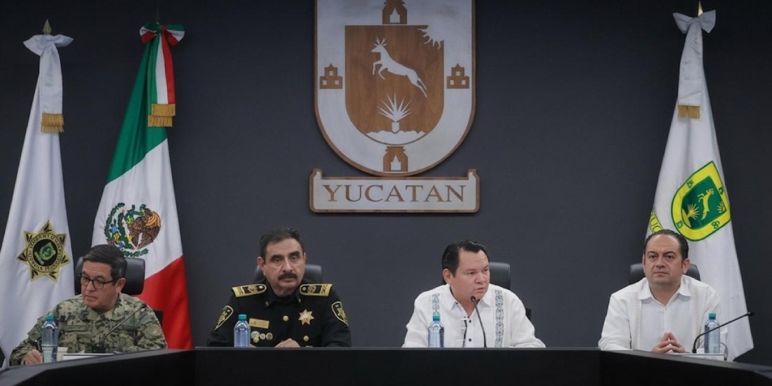 Trabajo coordinado mantiene a Yucatán entre los estados más seguros del país: Díaz Mena.