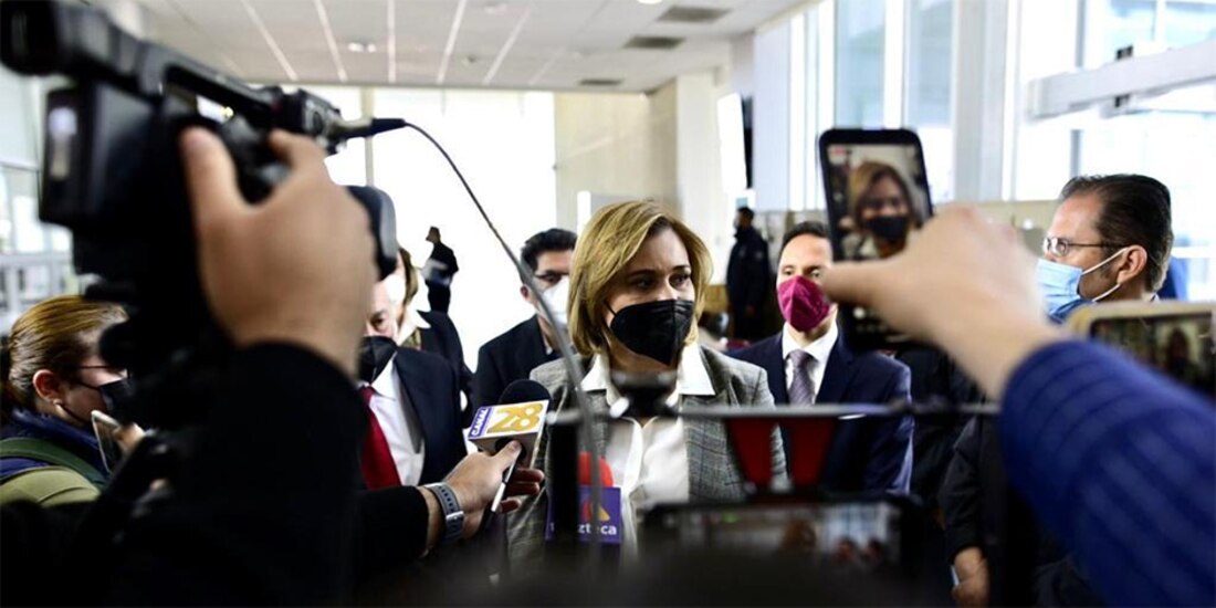 María Eugenia Campos, candidata del PAN a la gubernatura de Chihuahua.