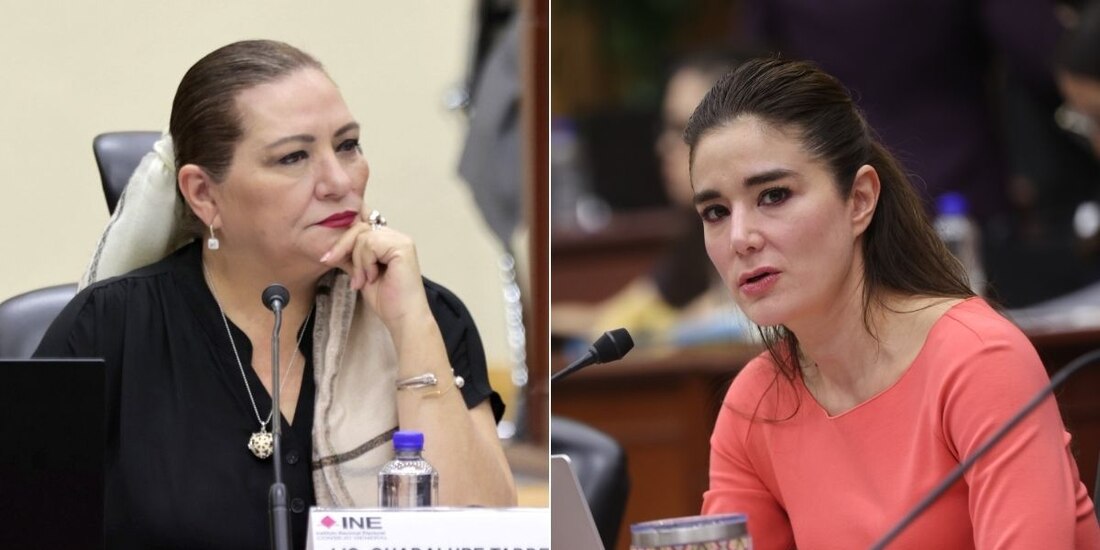 La consejera Dania Ravel (der.) criticó decisión de la consejera presidenta Guadalupe Taddei (izq.).