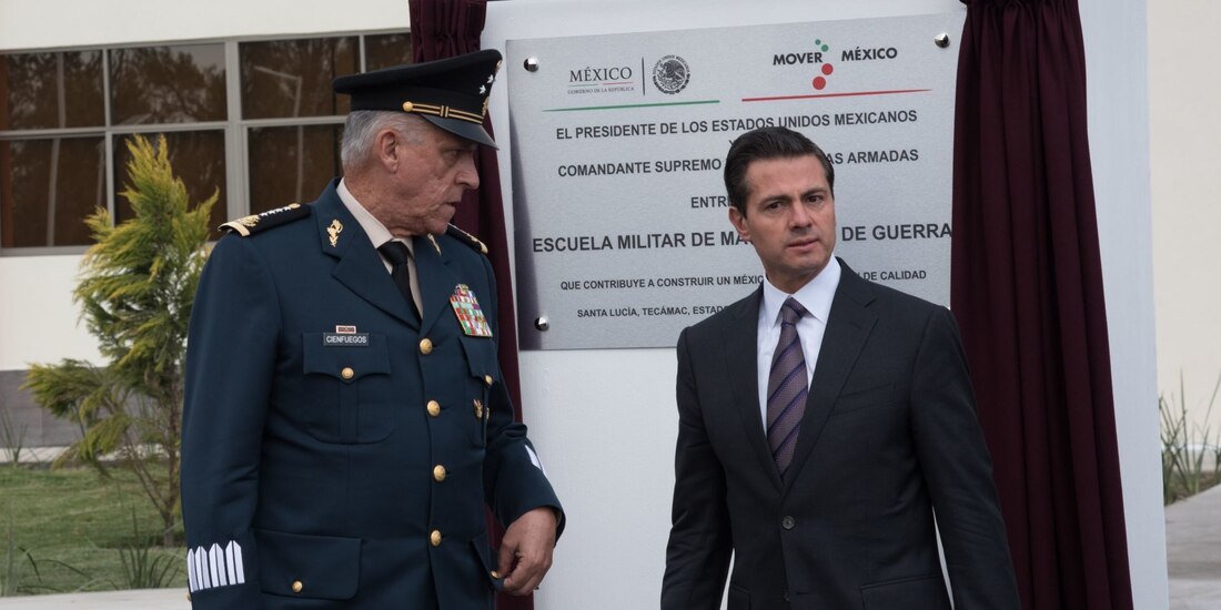 General Salvador Cienfuegos y el expresidente Enrique Peña Nieto.
