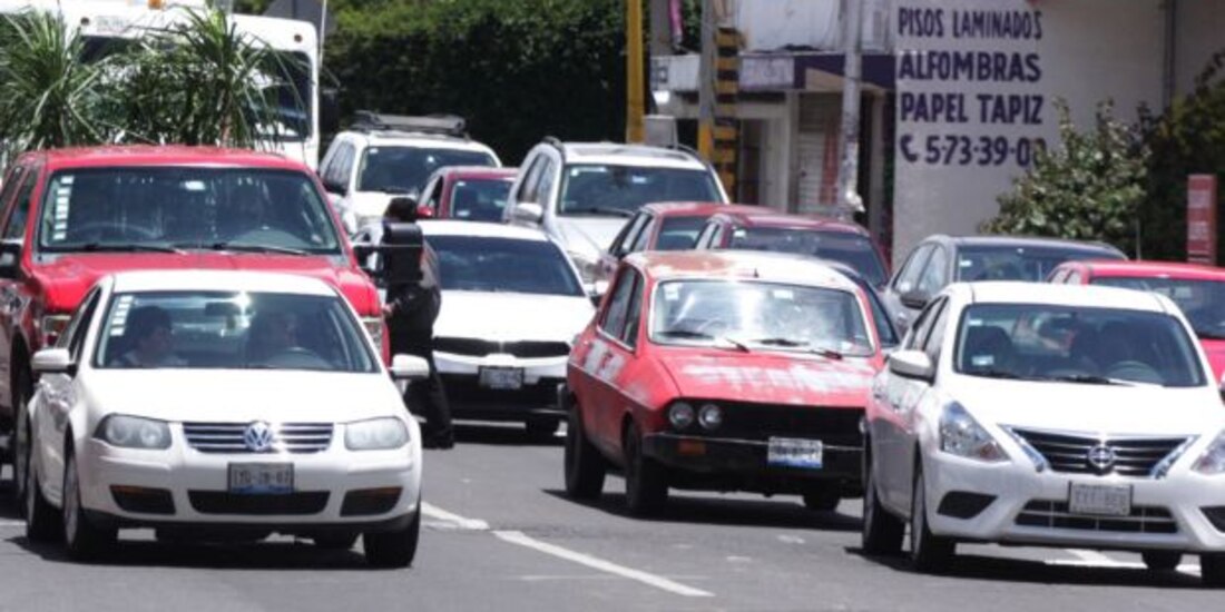 Parque vehicular en el estado de Puebla.