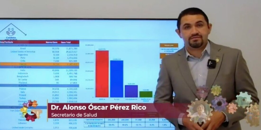 El secretario de Salud de Baja California, Alonso Pérez Rico.