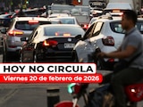 Te compartimos cómo aplica el Hoy No Circula este viernes 20 de febrero de 2026 en la ZMVM.