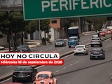 Revisa cómo aplica el Hoy No Circula este miércoles 16 de septiembre de 2026.