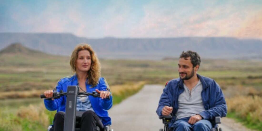 Julia Piaton y Quentin Dolmaire, al dar vida a los personajes principales
del largometraje.