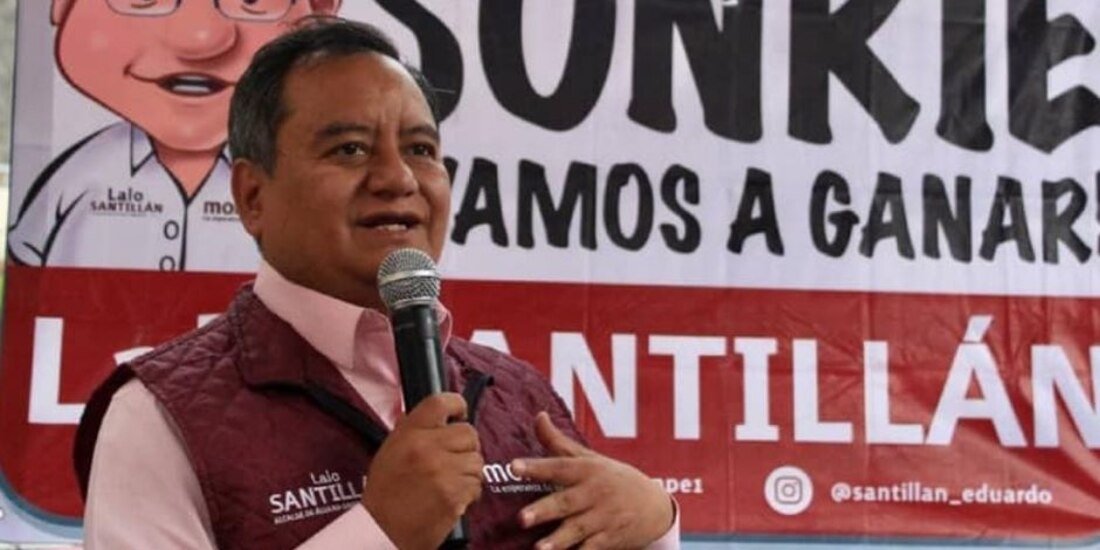 Eduardo Santillán, candidato de Morena a la alcaldía Álvaro Obregón.