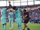 Lamine Yamal y Raphinha celebrando la anotación del español.