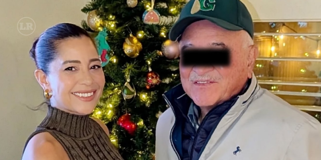 Verónica Ruffo junto a su padre, Ernesto Ruffo