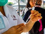Autoridades de Salud en la CDMX realizaron una campaña intensiva de vacunación, el 28 de febrero.