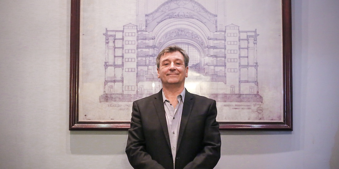 Marcelo Lombardero, director de la Ópera de Bellas Artes, ayer.