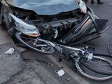 Un grupo de peregrinos que caminaban y andaban en bicicleta fueron atropellados por un automovilista en aparente de ebriedad, los hechos en avenida Tlalpan, a la altura de la colonia El Centinela.