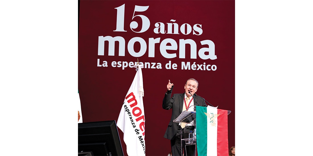 Durazo, presidente del Consejo Nacional guinda, el miércoles.