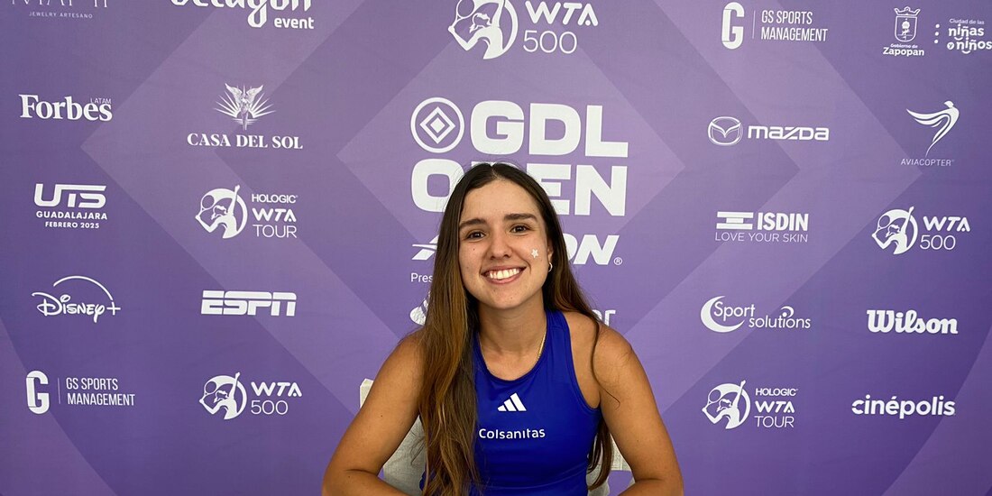 La colombiana Camila Osorio lista para el WTA Guadalajara Open AKRON 2024