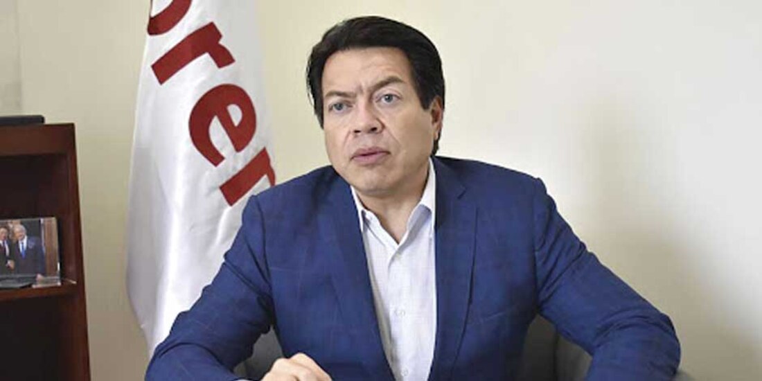 En la imagen, el líder nacional de Morena, Mario Delgado Carrillo