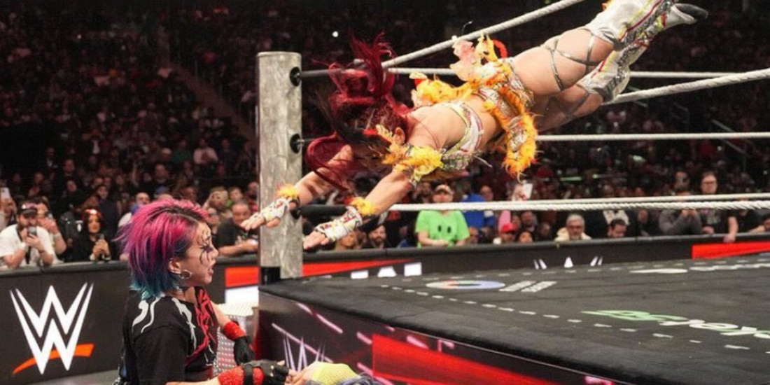 Iyo Sky sufrió terrible caída en RAW.