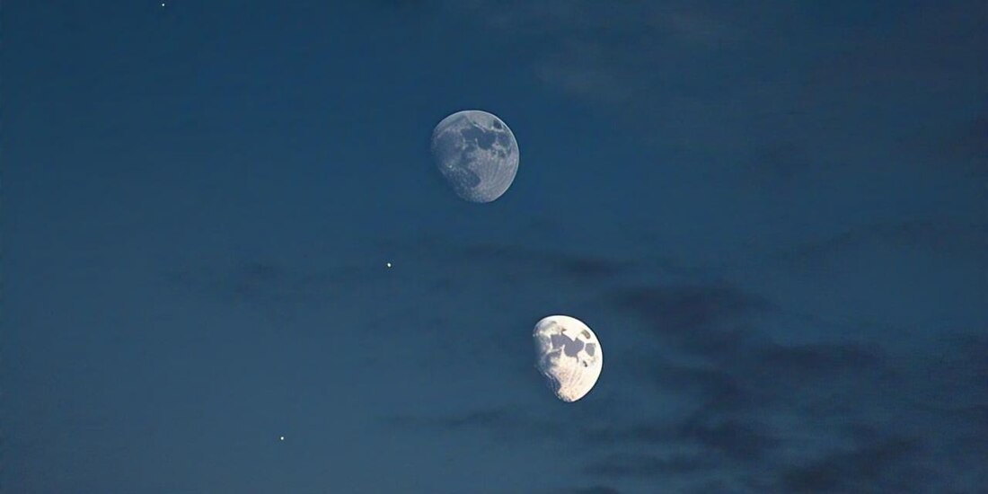En abril de 2025, las fases lunares comenzarán con la luna nueva a finales de marzo, seguida por la luna creciente, que iluminará progresivamente el cielo hasta llegar al Cuarto Creciente el 6 de abril.