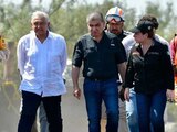 El Presidente, Andrés Manuel López Obrador y el gobernador de Coahuila, Miguel Riquelme recorren la mina de carbón 'El Pinabete'