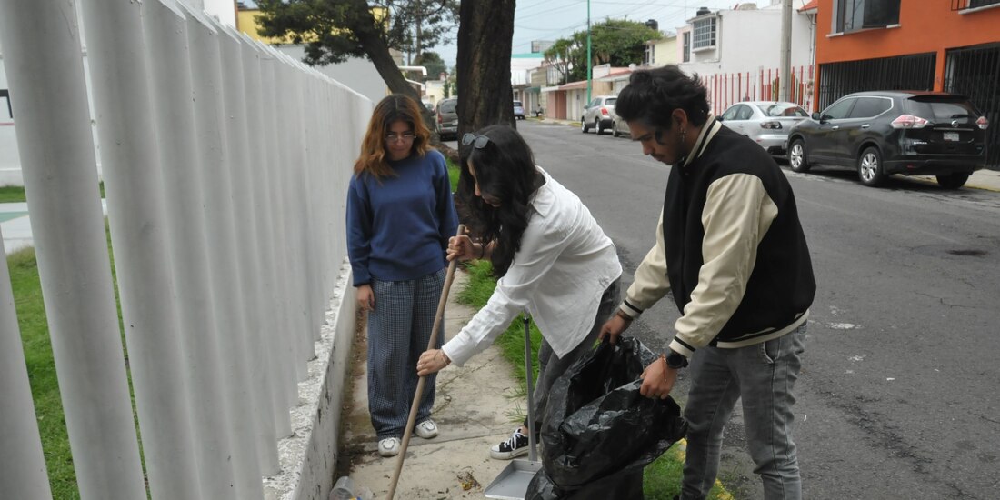 Trabajos de limpieza en calles de la entidad.