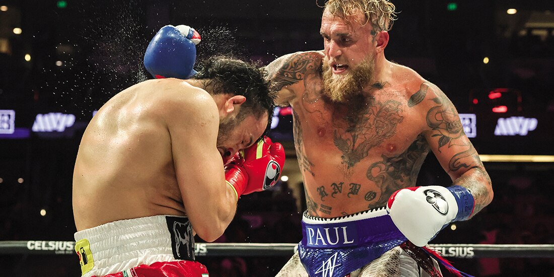 Kake Paul, durante su pelea contra Julio César Chávez, en junio pasado, en Anaheim, California