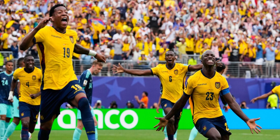 Ecuador se metió a los 16vos de final tras derrotar.