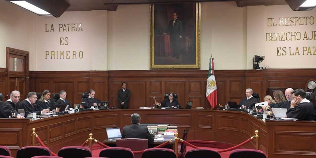 Una imagen de archivo ( 19-06-2023) del Pleno de la Suprema Corte de Justicia de la Nación