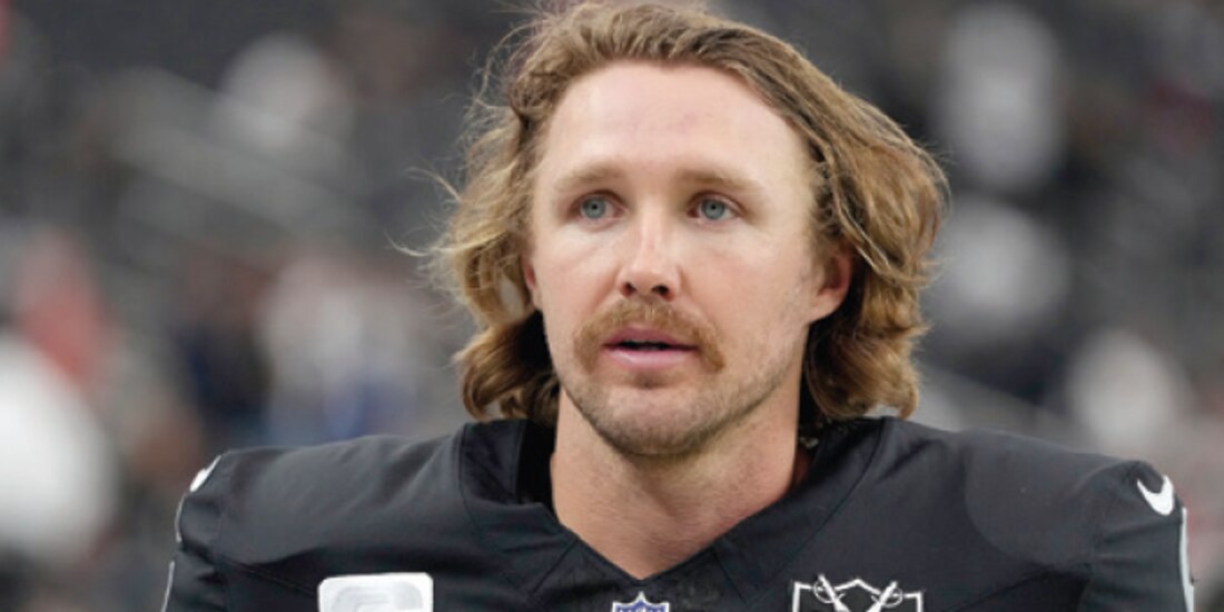 El pateador el año pasado mientras los Raiders jugaban temporada 2024