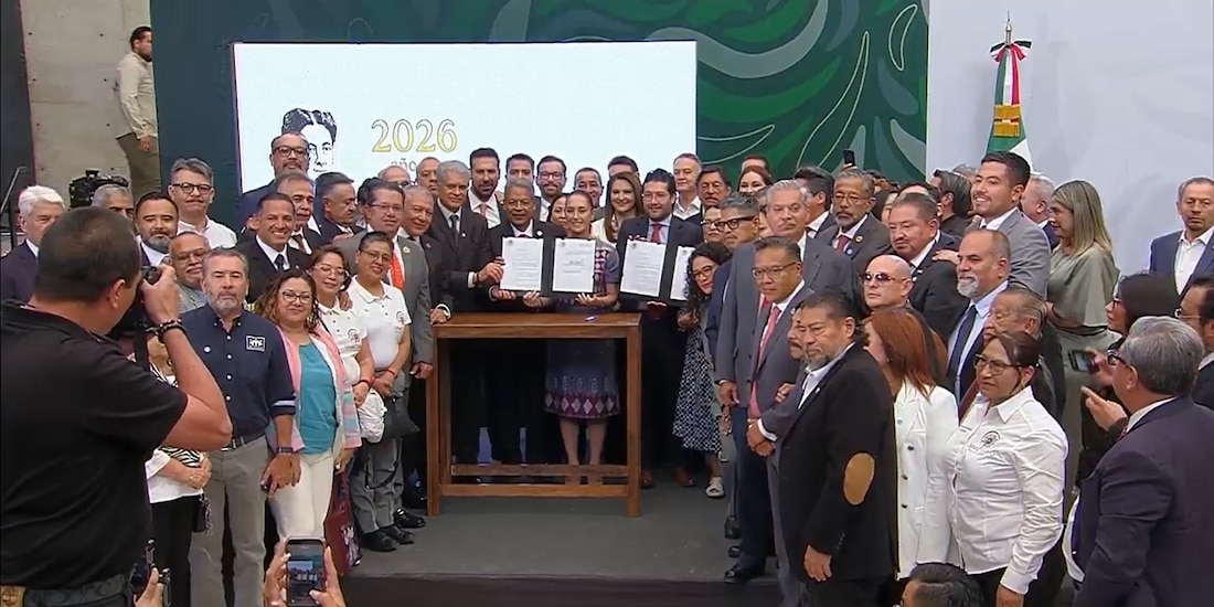 Evento de este 1 de mayo de la Presidenta Claudia Sheinbaum.
